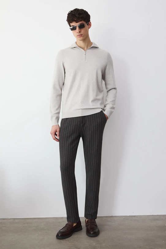 Medicine spodnie dresowe dzianina szary RW25-SPMC01