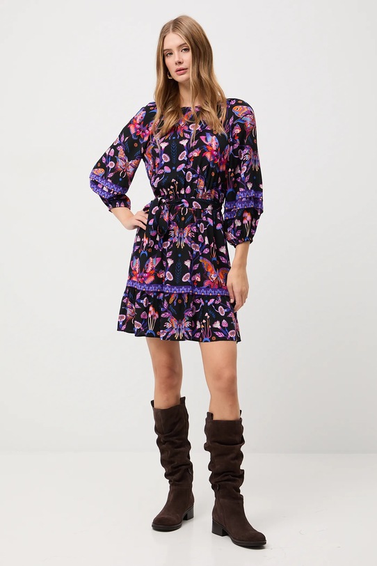 Medicine sukienka trzy czwarte multicolor RW25-SUD055