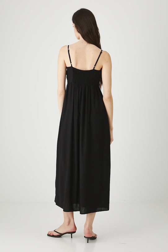 Îmbrăcăminte Medicine rochie din amestec de in RW25-SUD101 negru