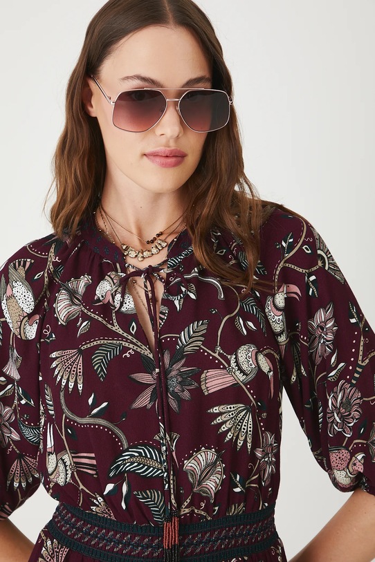 Medicine sukienka bordowy RW25.SUD103