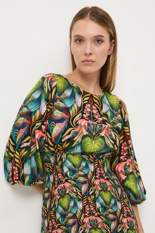 Sukienka damska midi z kolekcji Tajemniczy Świat Medicine RW25-SUD550 multicolor