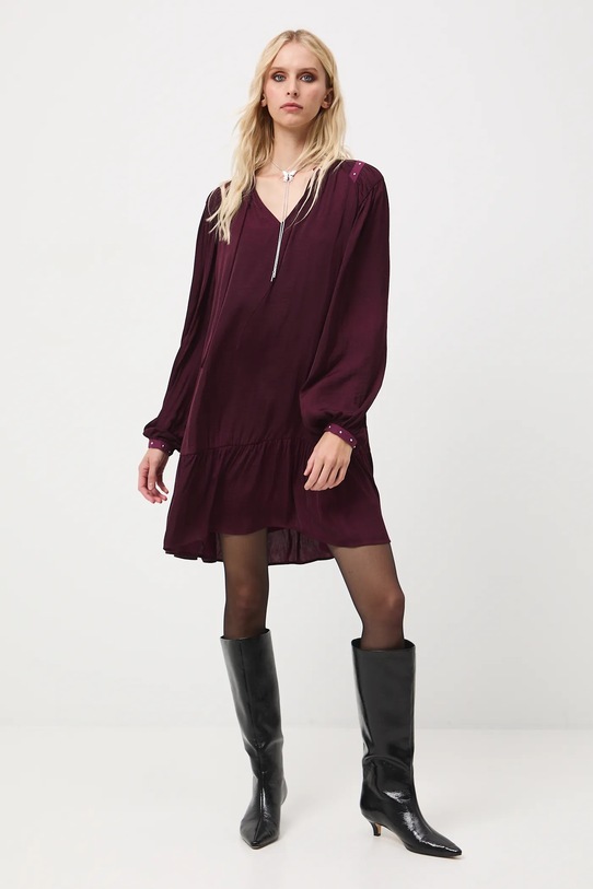 Medicine sukienka RW25-SUD703 bordowy RW25