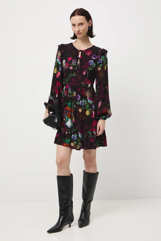 Medicine sukienka casual bordowy RW25-SUD901