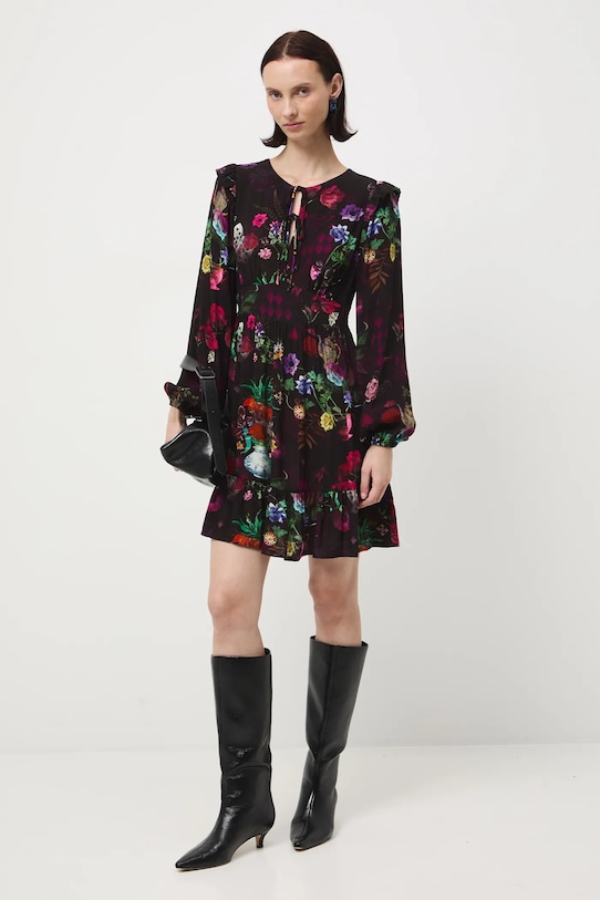 Medicine rochie legat burgundia RW25-SUD901
