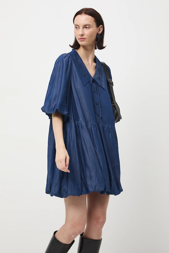 Medicine sukienka jeansowa RW25-SUD902 granatowy RW25