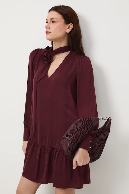 Medicine sukienka RW25-SUDC05 bordowy RW25