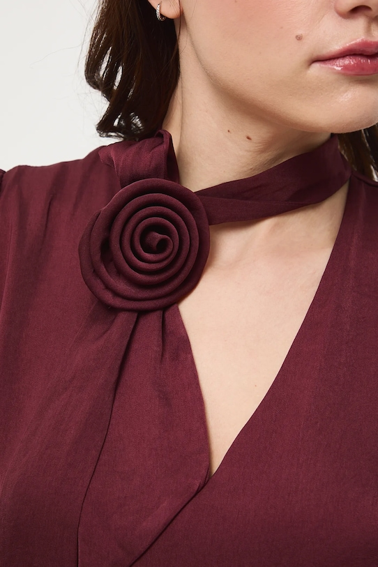 Medicine sukienka RW25-SUDC05 bordowy