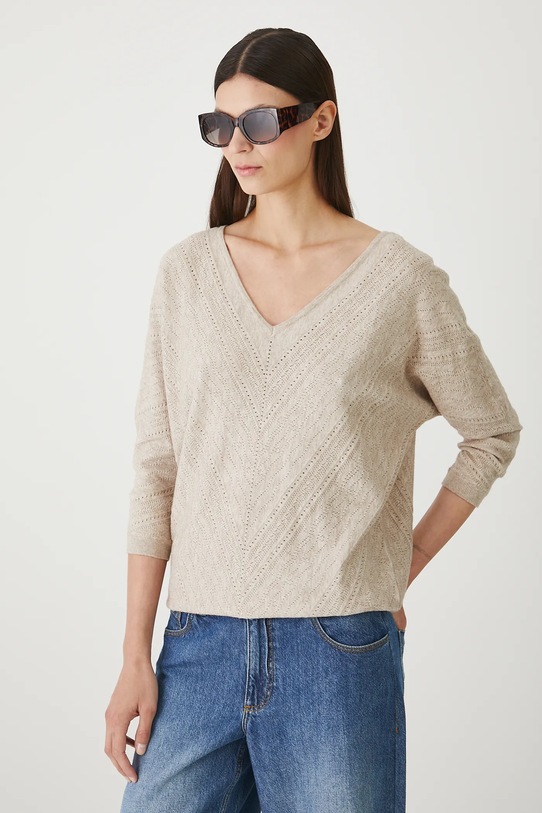 Odzież Medicine sweter RW25-SWD020 beżowy