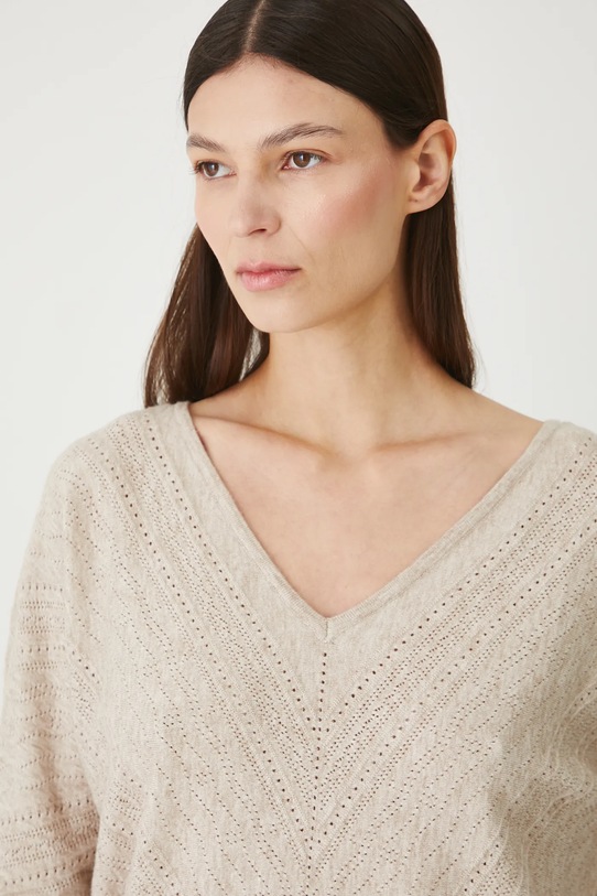 Medicine sweter beżowy RW25-SWD020