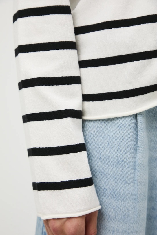 Sweter damski z wiskozą RW25-SWD033 beżowy