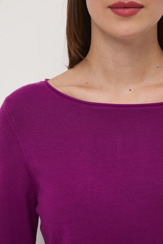 Sweter damski z wiskozą RW25-SWD033 fioletowy