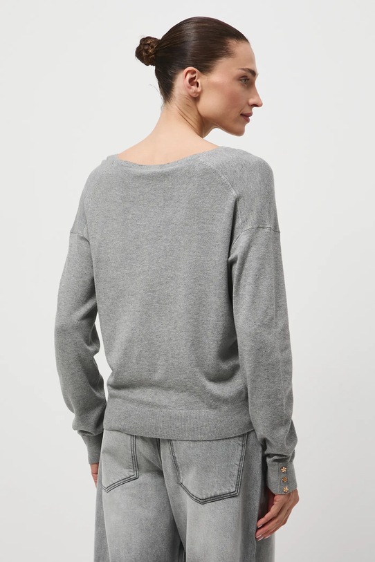 Odzież Sweter damski z wiskozą RW25-SWD034 szary