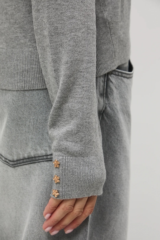 Medicine pulover RW25-SWD034 gri