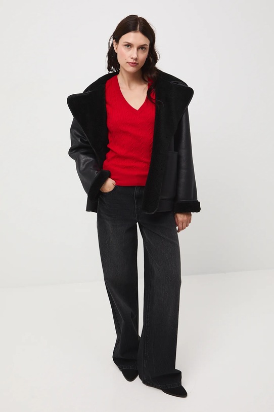 Medicine sweter pozostałe czerwony RW25-SWD052