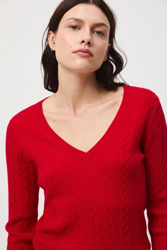 Medicine sweter czerwony RW25-SWD052