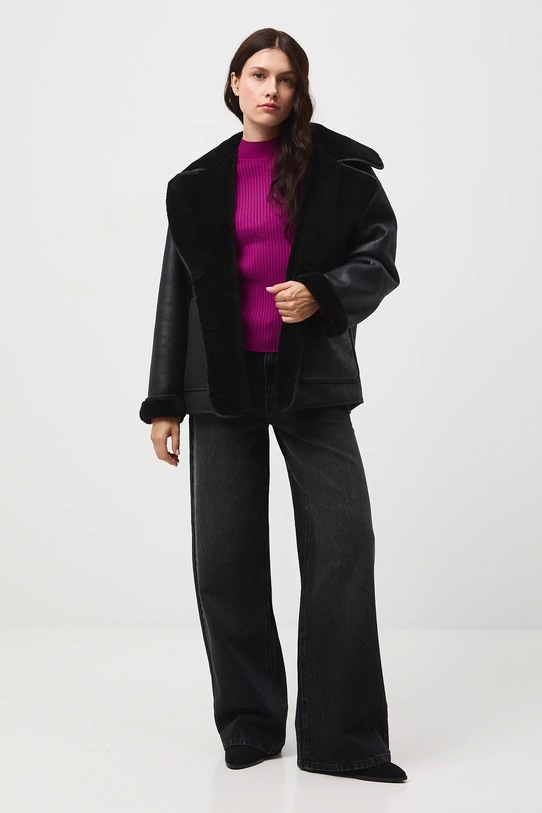 Medicine sweter RW25-SWD054 fioletowy RW25