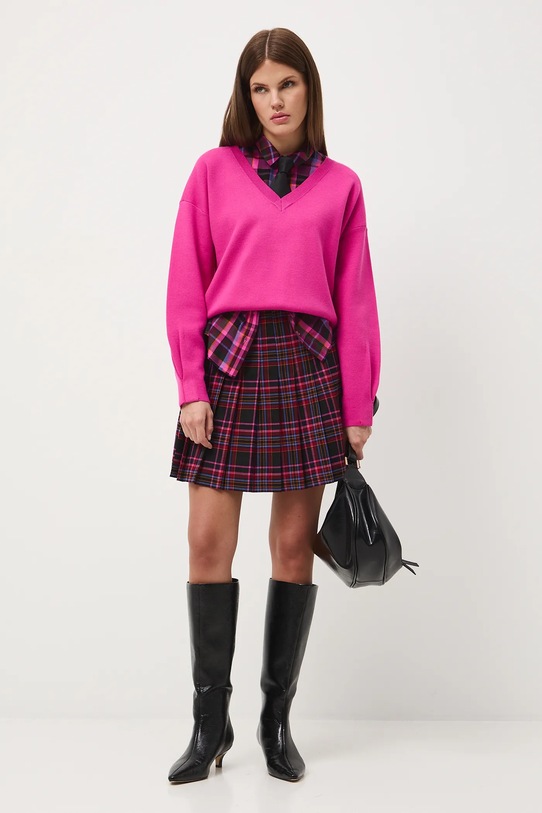 Medicine sweter regular różowy RW25-SWD064