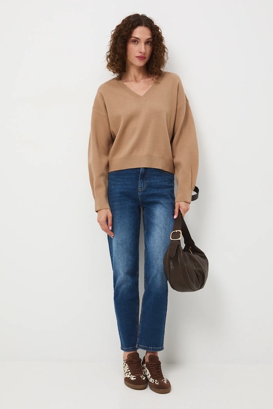 Medicine sweter RW25-SWD064 beżowy RW25