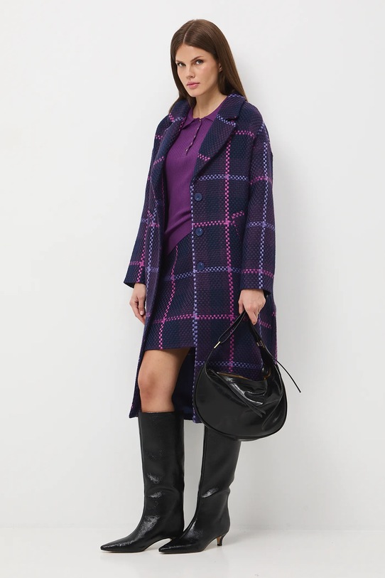 Medicine sweter RW25-SWD065 fioletowy RW25