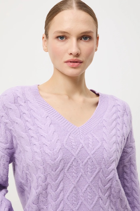 Medicine sweter fioletowy RW25-SWD073
