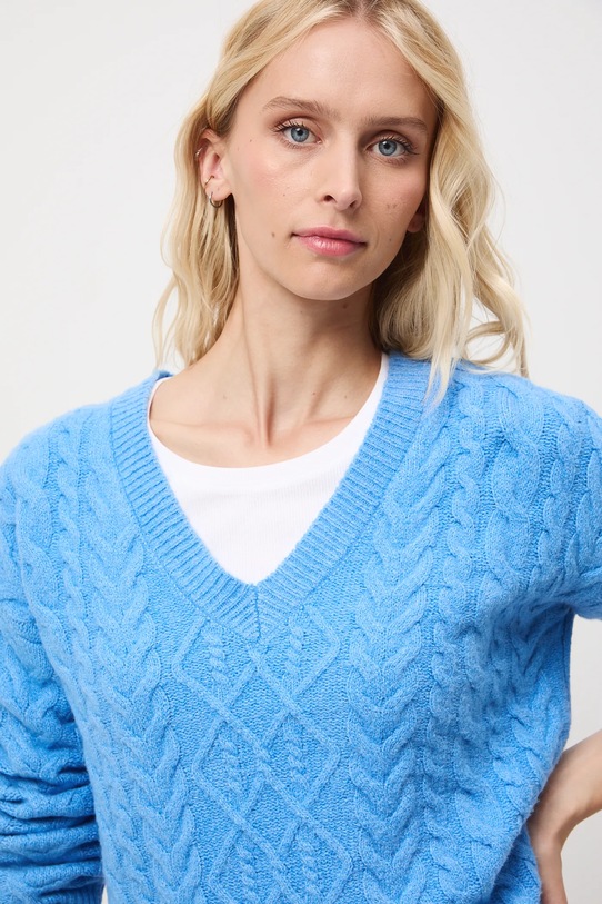 Medicine sweter niebieski RW25-SWD073