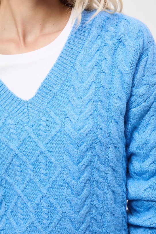 Medicine sweter RW25-SWD073 niebieski