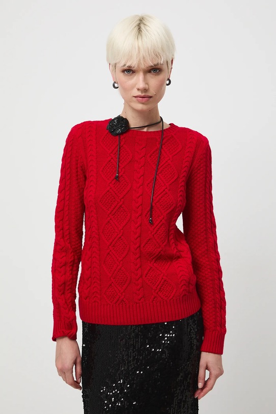 Medicine sweter czerwony RW25-SWD0A0