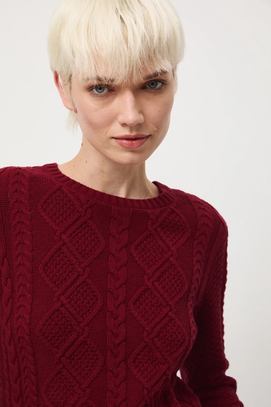 Medicine sweter bordowy RW25-SWD0A0