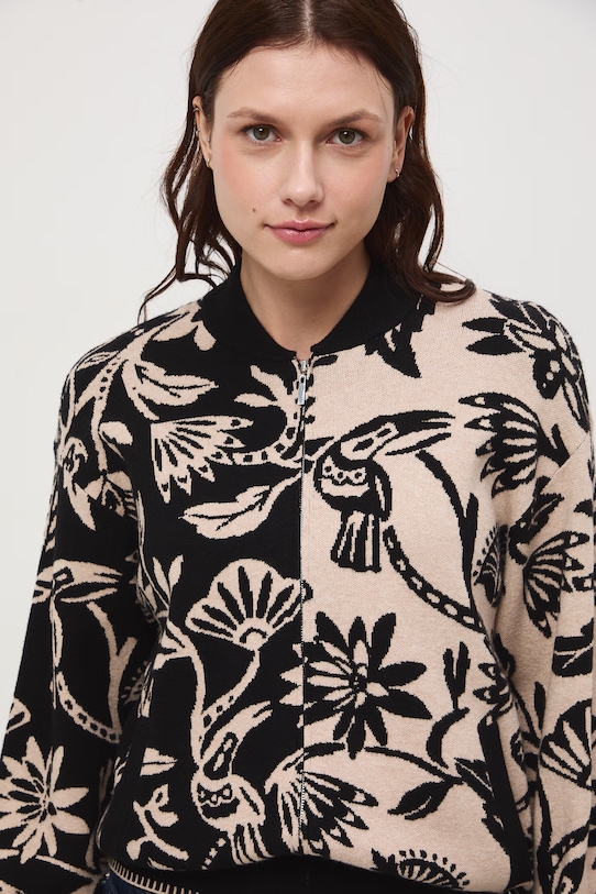 Medicine cardigan negru RW25-SWD100