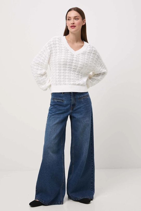 Medicine sweter regular beżowy RW25-SWD302