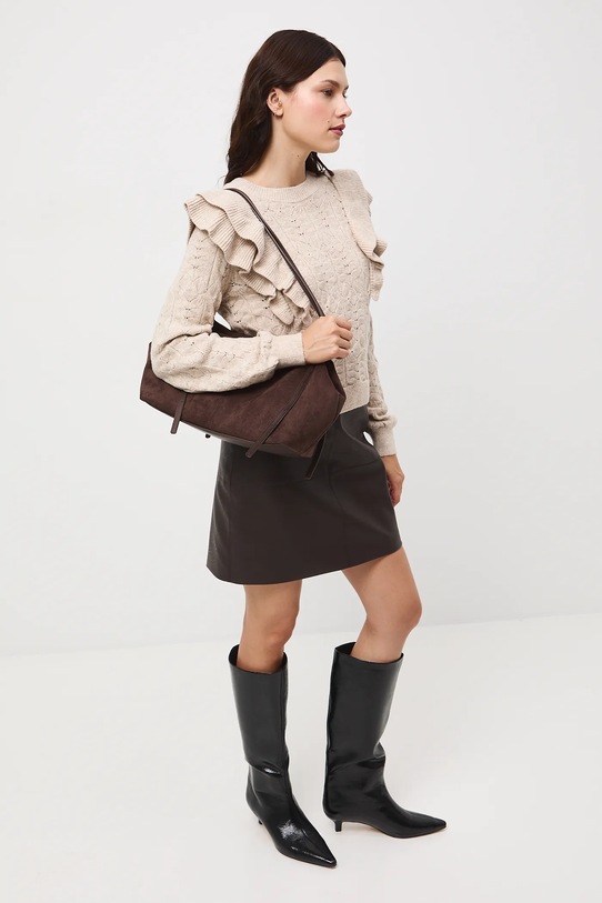 Medicine sweter regular beżowy RW25-SWD508