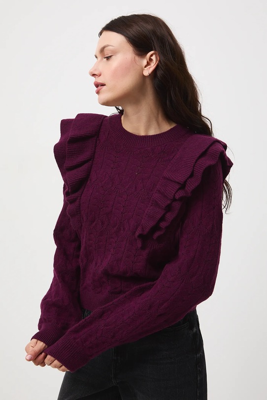 Medicine sweter bordowy RW25-SWD508