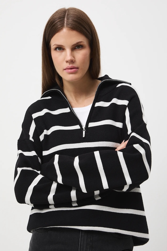 Medicine sweter pozostałe czarny RW25-SWD613