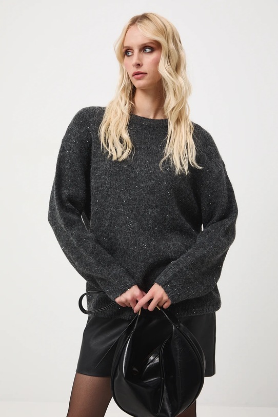 Medicine pulover RW25-SWD702 gri RW25