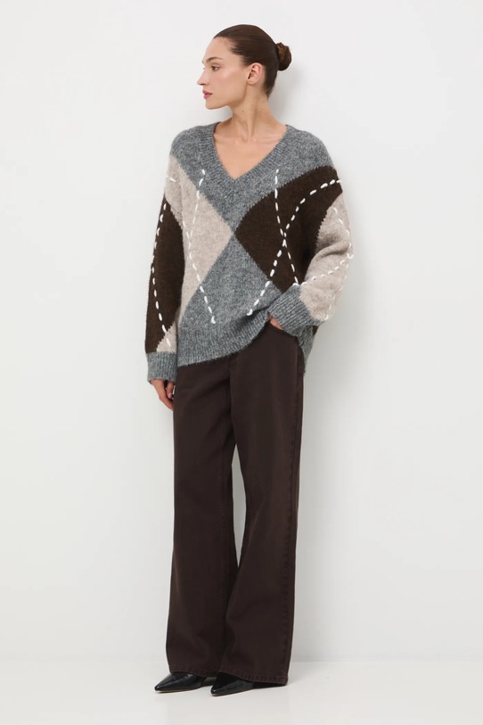 Medicine sweter z domieszką wełny RW25-SWD806