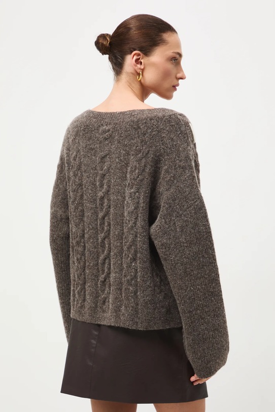 Odzież Medicine sweter RW25-SWD808 brązowy