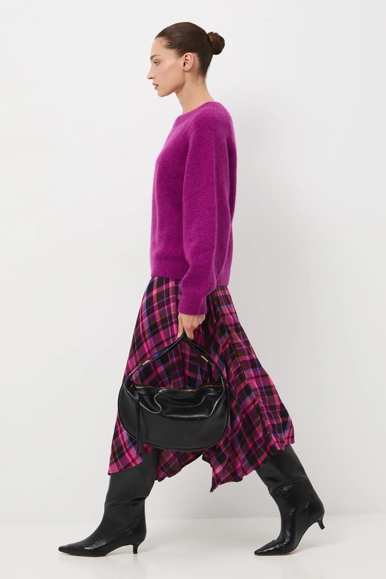 Medicine sweter oversize fioletowy RW25-SWD820