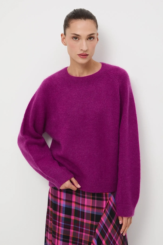 Medicine sweter RW25-SWD820 fioletowy RW25