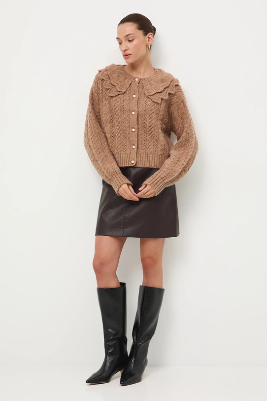 Medicine kardigan regular beżowy RW25-SWD821