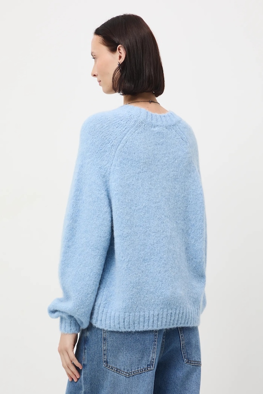 Odzież Medicine sweter z wełną alpaki RW25-SWD906 niebieski