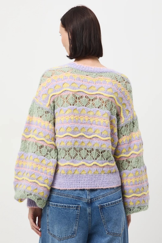 Odzież Medicine sweter z domieszką wełny RW25-SWD917 multicolor
