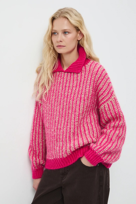 Medicine sweter RW25-SWD919 różowy RW25