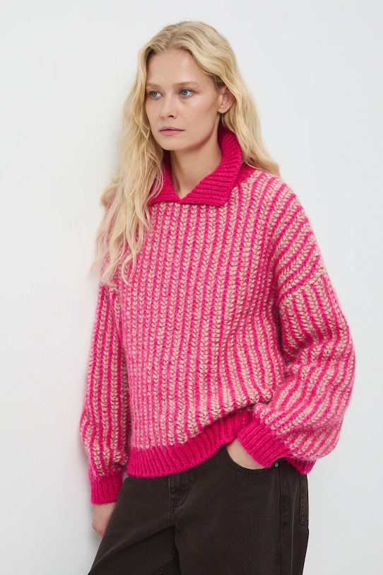 Medicine maglione RW25-SWD919 rosa RW25