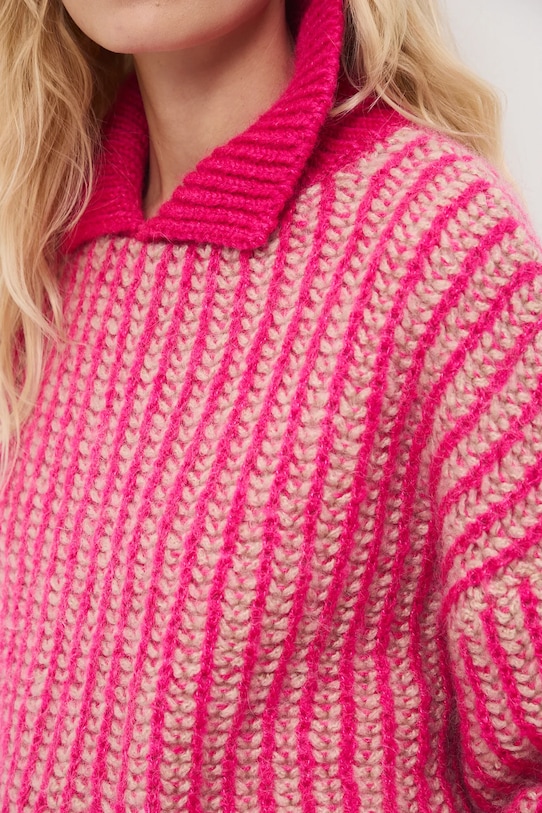 Medicine maglione RW25-SWD919 rosa