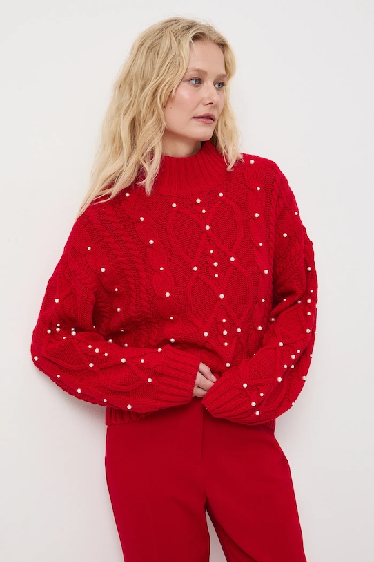 Medicine sweter czerwony RW25-SWDA01