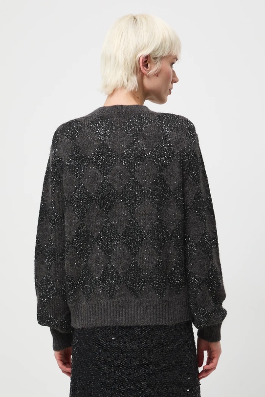 Odzież Medicine sweter z domieszką wełny RW25-SWDA03 szary