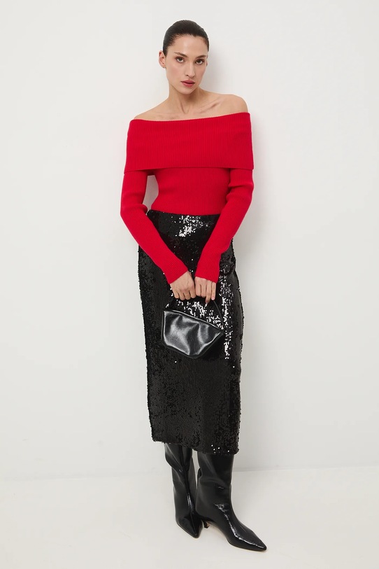Medicine sweter RW25-SWDA05 czerwony RW25