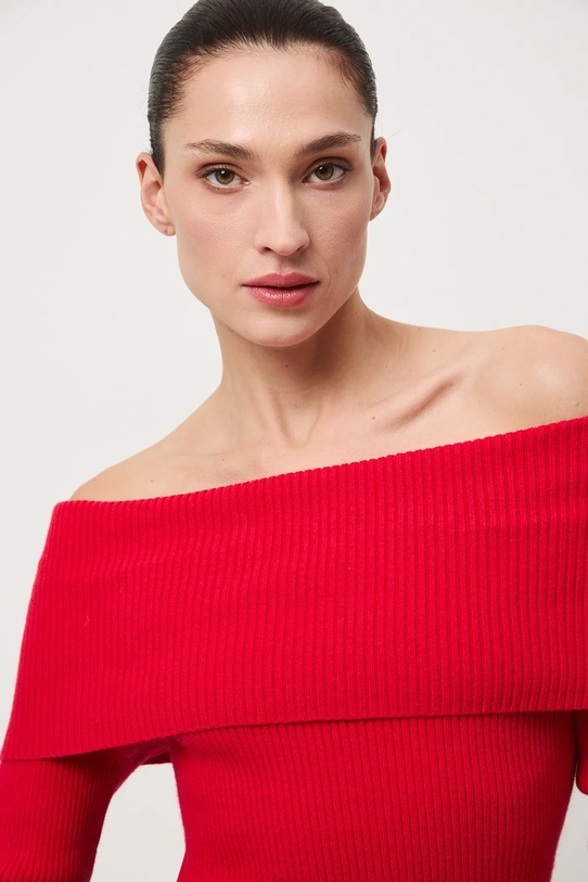 Medicine sweter czerwony RW25-SWDA05