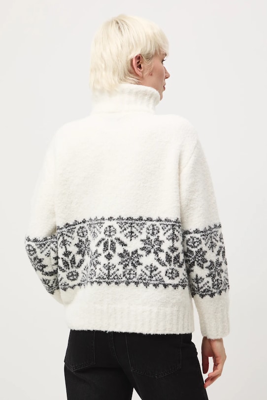 Odzież Medicine sweter z domieszką wełny RW25-SWDA08 beżowy