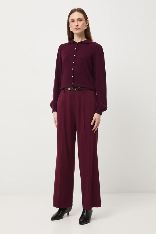 Medicine sweter RW25-SWDB02 bordowy RW25